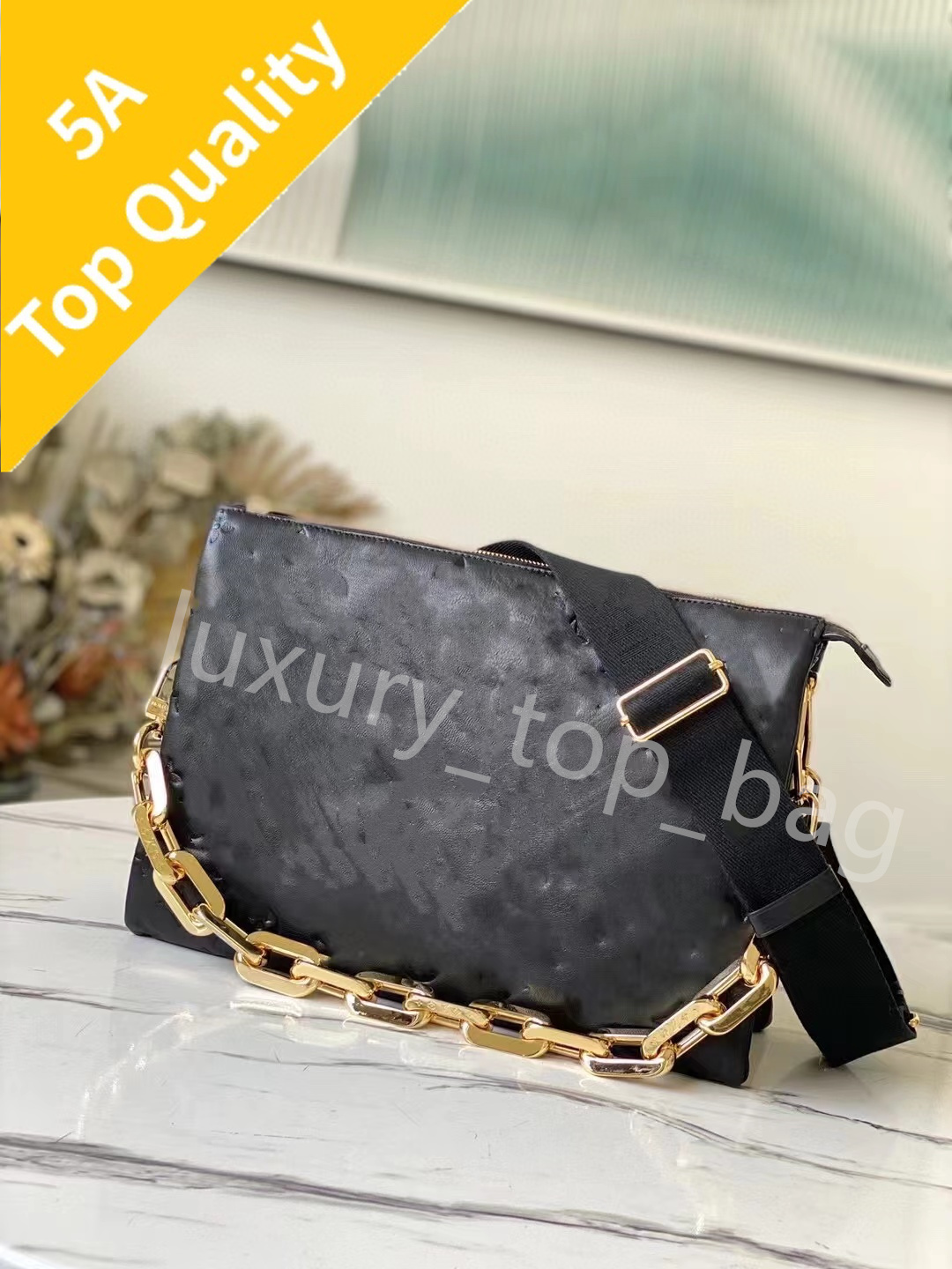 

2021SSLuxury fashion shoppingbag designer embroidered high quality diagonal cross single shoulder chain bag large capacity handbag, As shown in the figure