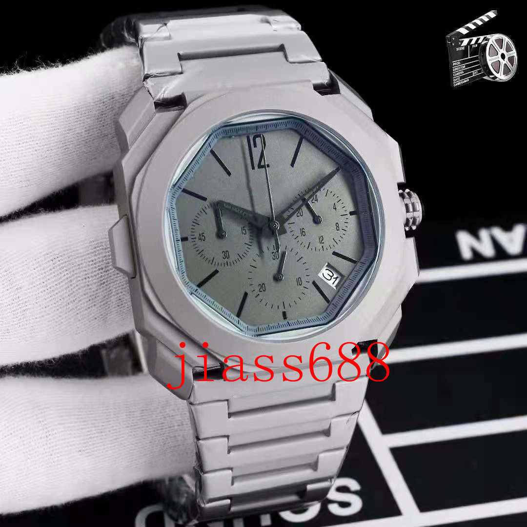 

classic men casual 40mm quartz watch stainless steel case strap montre de luxe wristwatch, Slivery;brown