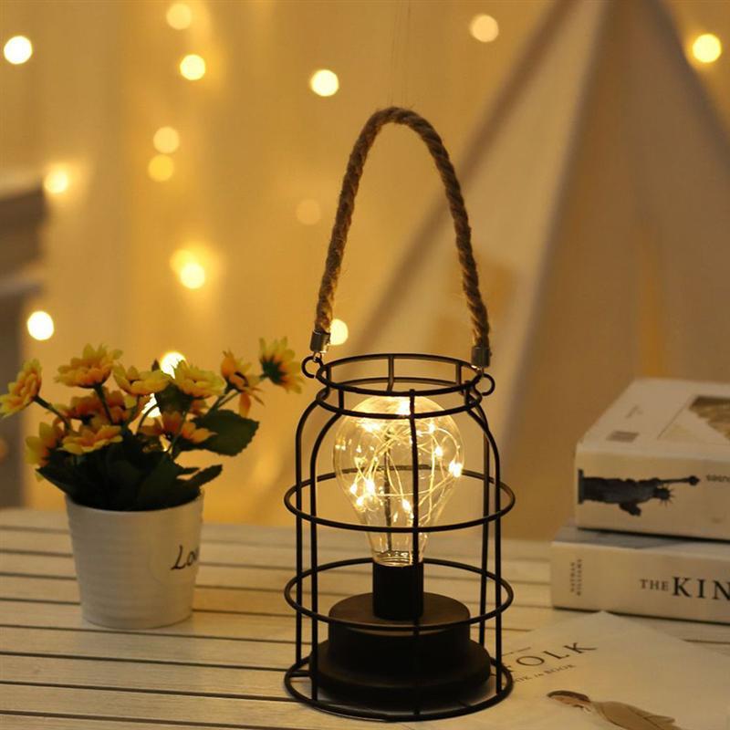 

Night Lights Hanging Light Creative Courtyard Decorative Wrought Iron Lamp