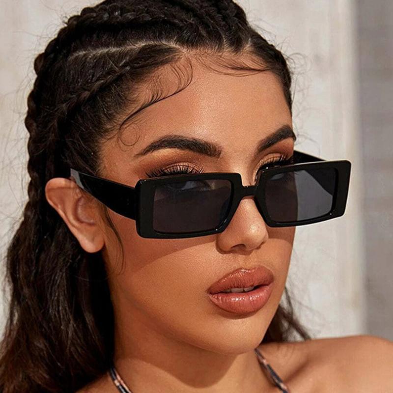 

Sunglasses Vintage Square 2021 Women Small Frame Fashion Street Shooting Catwalk Gradient Female Glasses