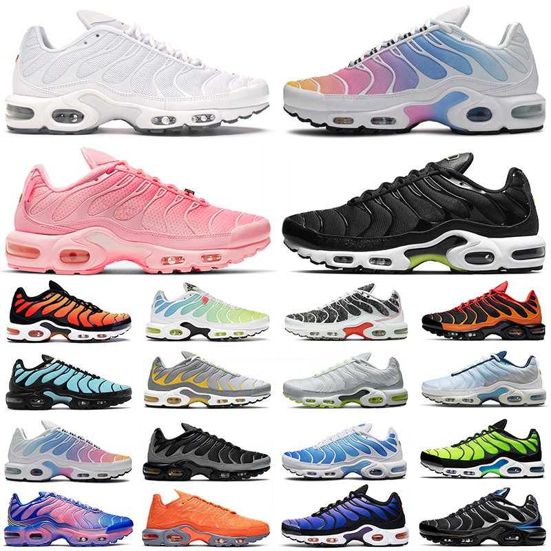 

tn plus men women running shoes triple Black Aquamarine white Atlanta Crater Psychic Blue Volt Sail Digital Pink mens trainers outdoor sports sneakers, 28