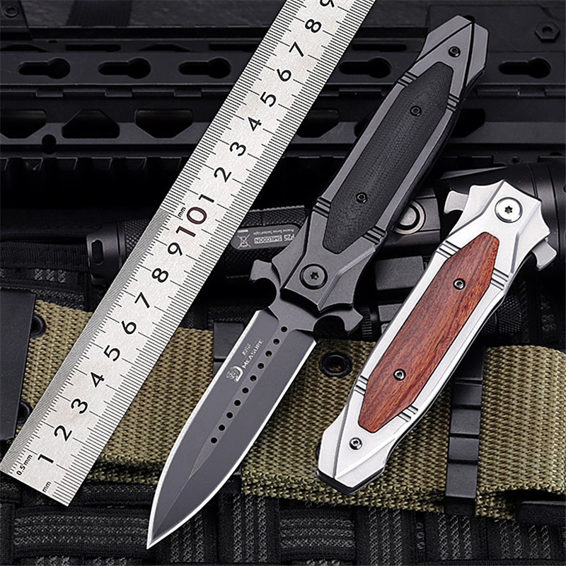 

2021 Outdoor Combat Tactical Fixed Portable Folding Knives Self-defense Wildserness Hunting Knife Survival EDC Tools