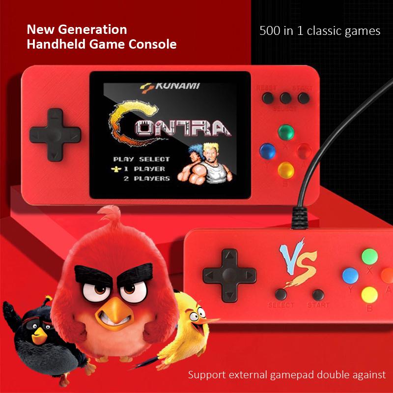 

Generation Handheld Game Player With 3.0 Inch LCD Retro Built-in 500 Games Pocket Console For Kids Adult Portable Players