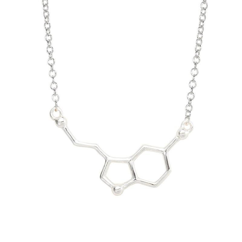 

Pendant Necklaces Dopa-mine Necklace Chemistry A Pleasant Molecule For Women