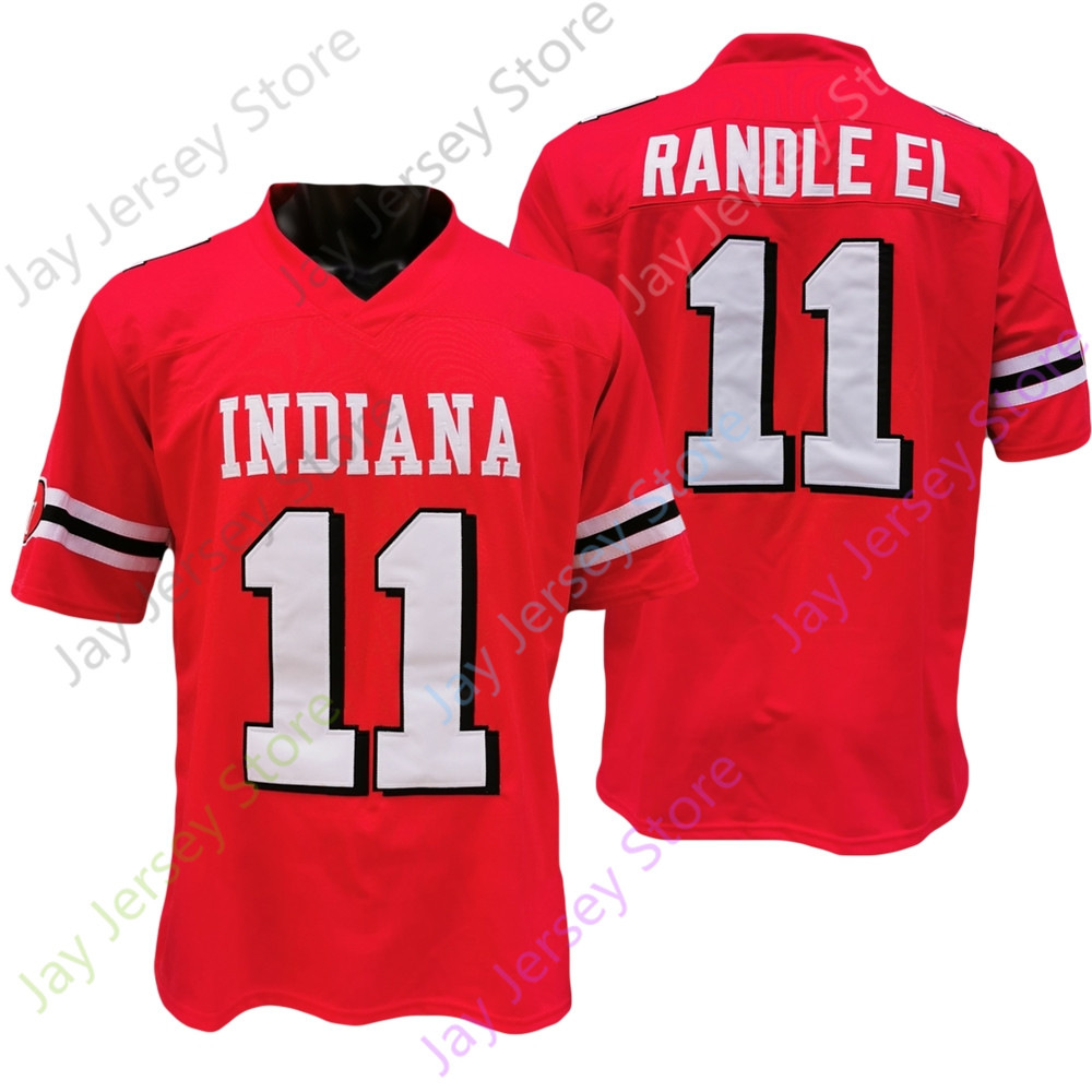 

2021 College Indiana Hoosiers Football NCAA Jersey Randle EL Red Men Youth All Stitched Embroidery, As pic