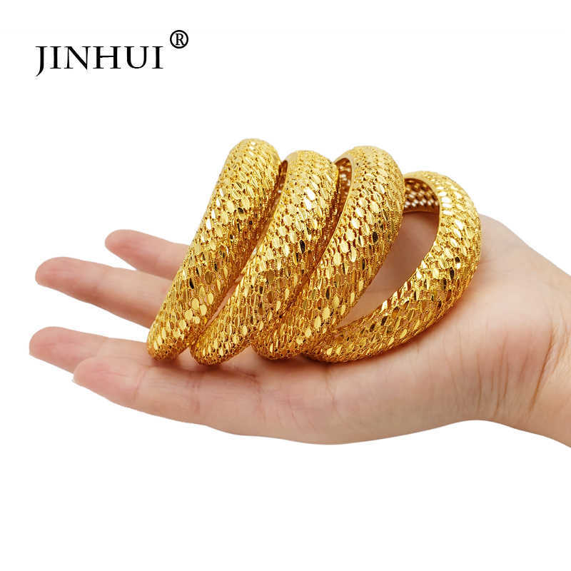 

Fashion Lady Luxury Gold Color Jewelry Bangles Indian Ethiopian African for Women Dubai Bracelet Party Wedding Gifts Adjustable Q0720
