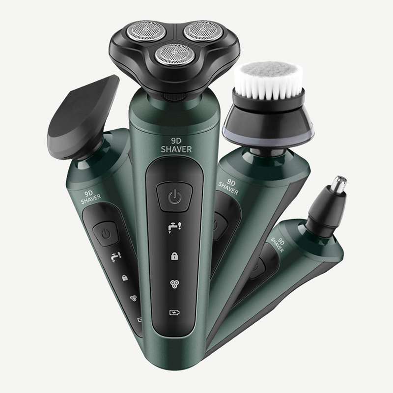 

4 in1 Multifunction Electric Shaver Wet Dry Use Beard Trimmer Rechargeable Shaver For Men Barber Shaving Machine Electric Razor