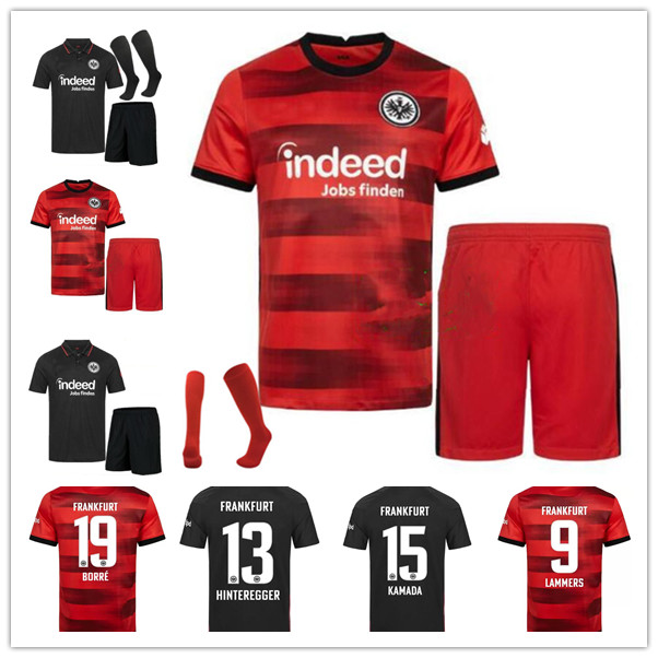 

21 22 Eintracht Frankfurt soccer jersey 2021 2022 Die Adler SOW SILVA KOSTIC JOVIC Adult and kids HASEBE KAMADA HINTEREGGER maillot de foot