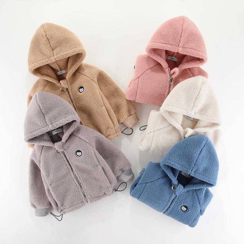 

Jackets Jumping Meters Arrival Boys Girls Autumn Winter Hoodies Zipper Fashion Outwear Baby Clothes Selling Fleece Coats, Blue;gray