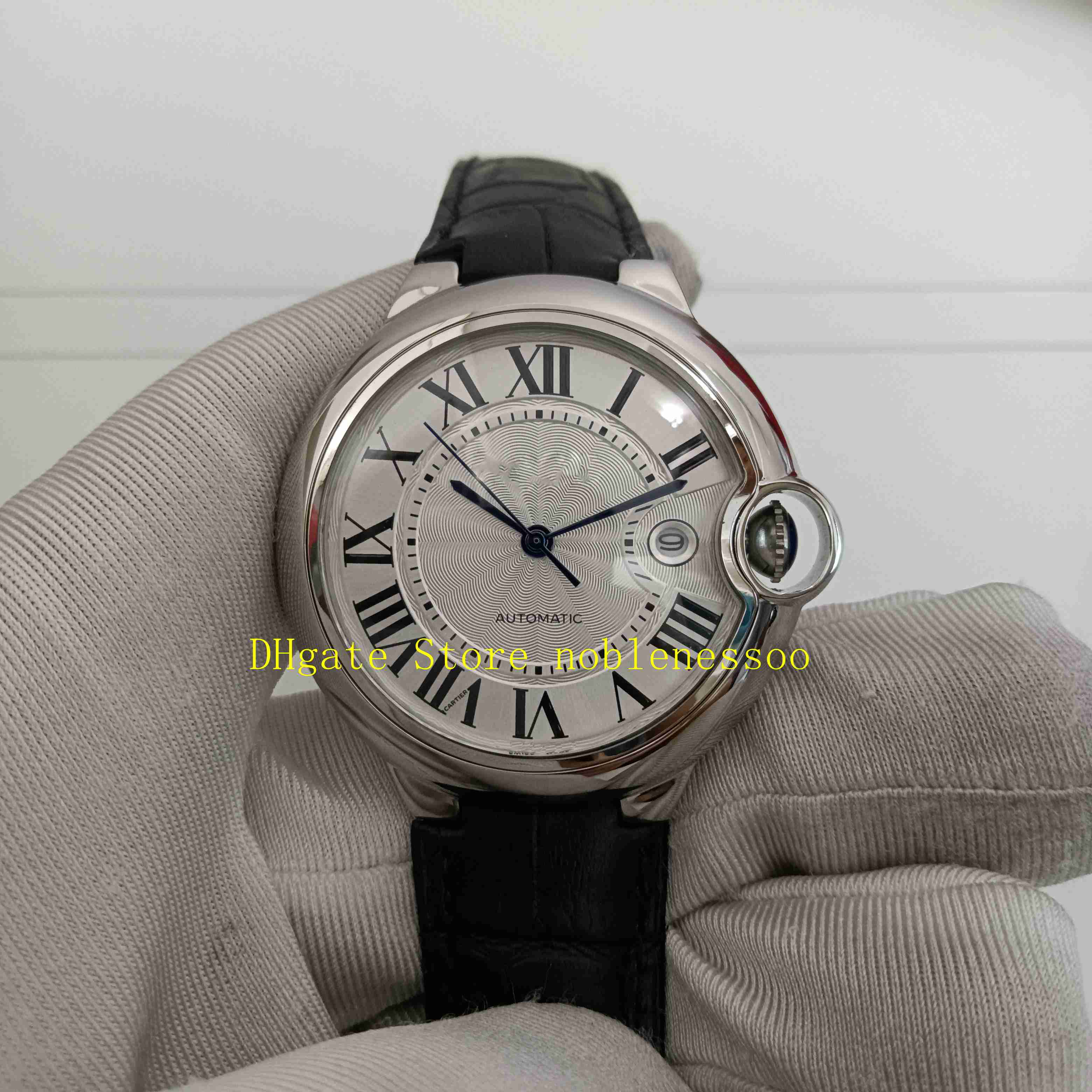 

7 Color With Original Box Mens Automatic Watch Men's Classic 42MM Stainless Steel WSBB0026 Roman Numerals Yellow Gold Rose Mechanical Bracelet Men Watches, 06