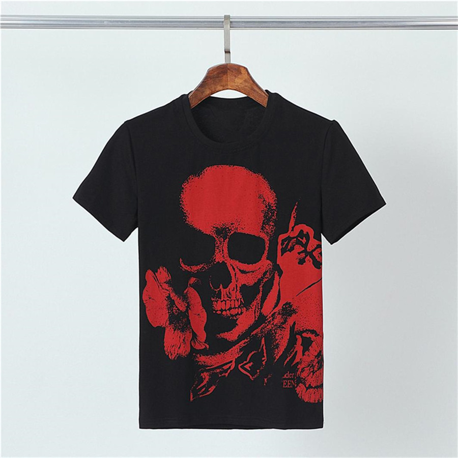 

Letter print T shirt Men Women Black white Summer Fashion Casual Street T-shirt off Designer graffiti stripesThe hip-hop breathableS-XXXL#99, White;black