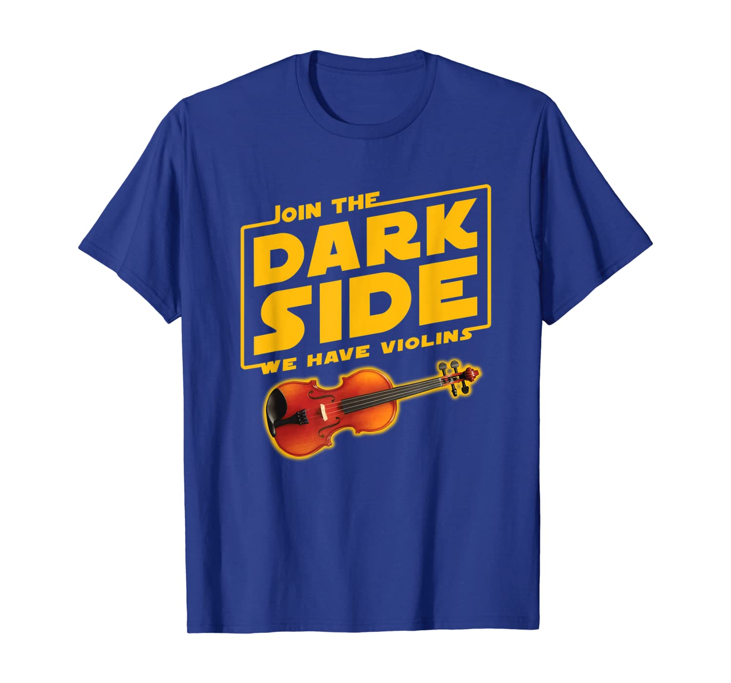 

Join The Dark Side Violin Player T-shirt, White;black