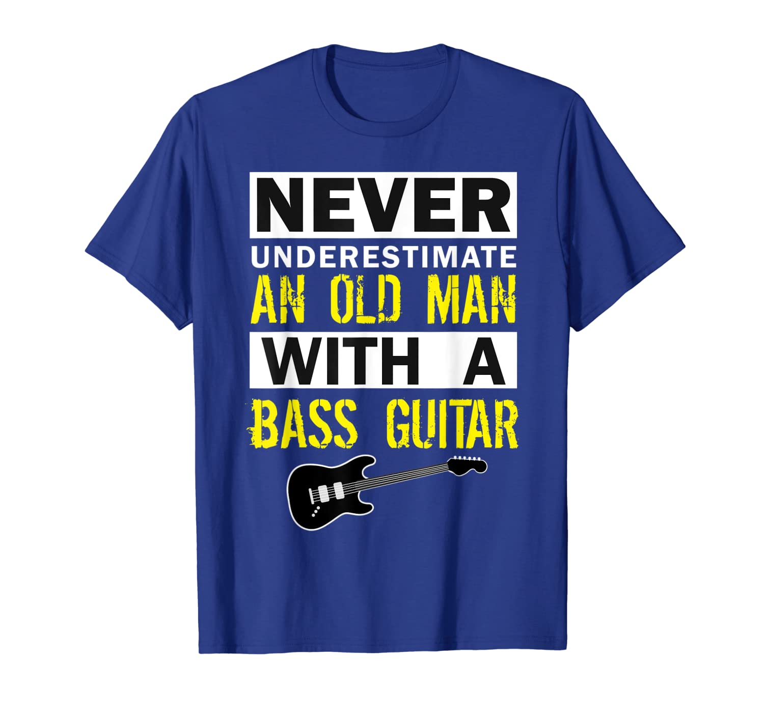 

bass player gift and t-shirt, White;black