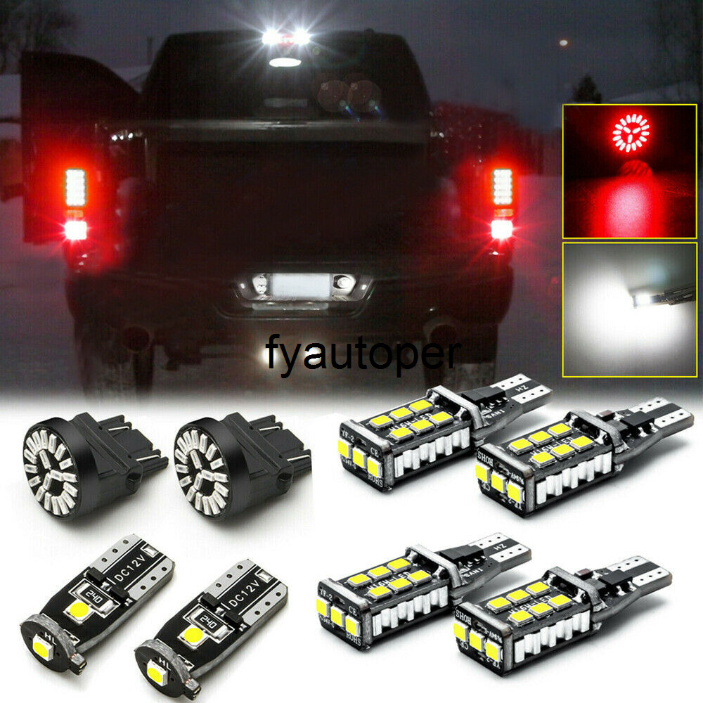 

8pcs Universal Car Tuning LED License Reverse Clearance Brake Lights for RAM 1500 2500 3500 2007-19 Exterior Car Accessories