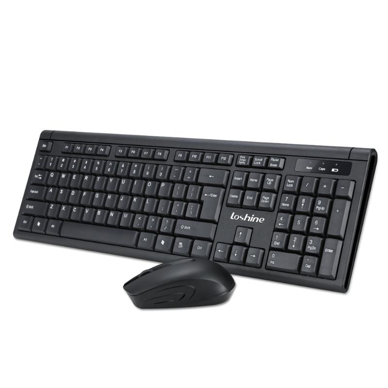 

Le Xiang T7800 Wireless Keyboard And Mouse Set For Home & Office Use All-in-one PC 2.4g Combos