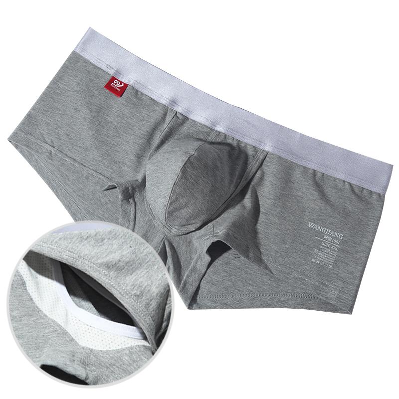 

Underpants Men Panties Cotton Man Underwear Breathable Boxer Shorts Size  L XL 2XL Male, Black;white
