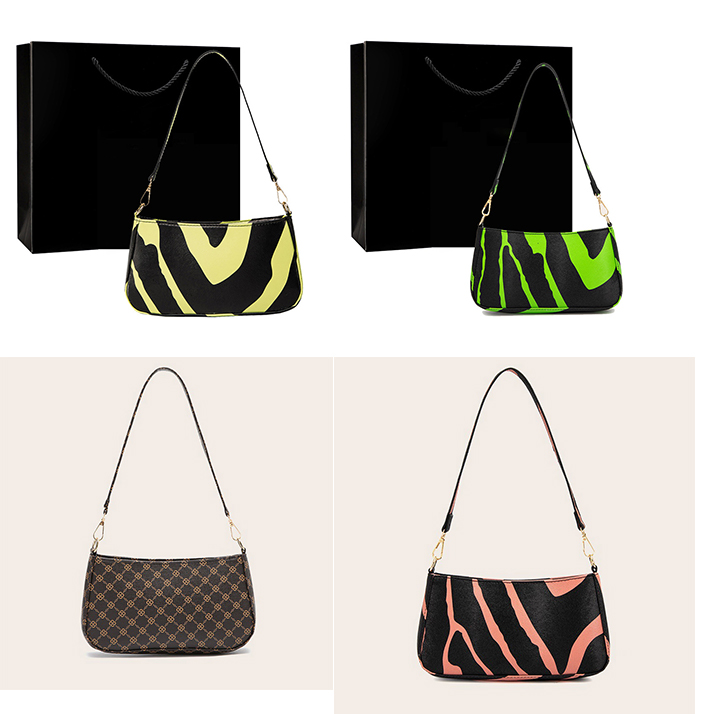 

designer bag women tote bag shopping bags Canvas embroidery handbag With random scarves Original dust bag, #1