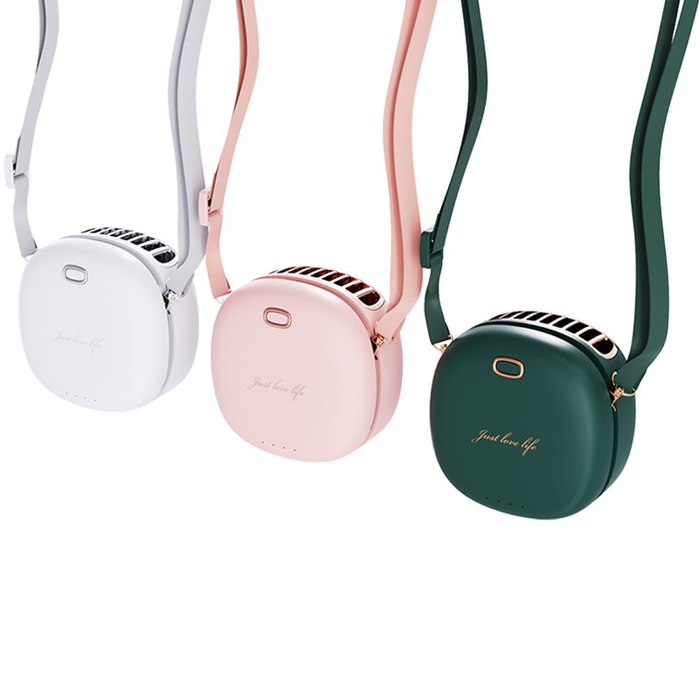 New Product Button Tail Fan Usb Mini Handheld Cooling Button Neck Small Fan Luie Sport Portable Fan-image-692389102