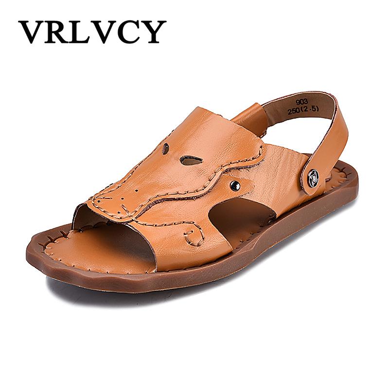 

Sandals Men's 2021 Beach Summer Breathable Casual Shoes Slippers, Black