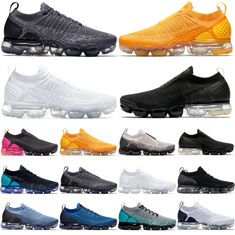 

2021 Tn 2.0 MOC Men Women Running Shoes Triple Black White Gym Blue Oreo Mens Trainers Sport Sneaker Size 36-45, #0 triple black with white sign 36-45