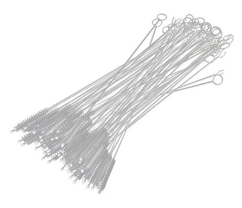 

Stainless Steel Straw Cleaning Brush Nylon Straw Cleaners Cleaning Brush for Drinking Pipe