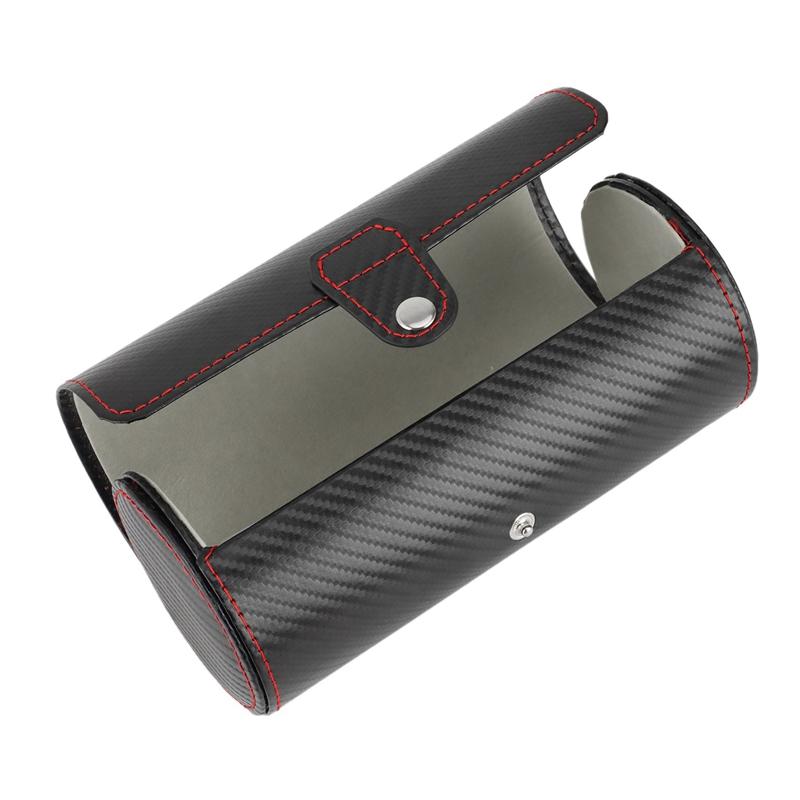 

Watch Boxes & Cases 2 Slots Box Display Case Organizer For Men Women Jewelry Gift,PU Leather Watches Storage, Black;blue