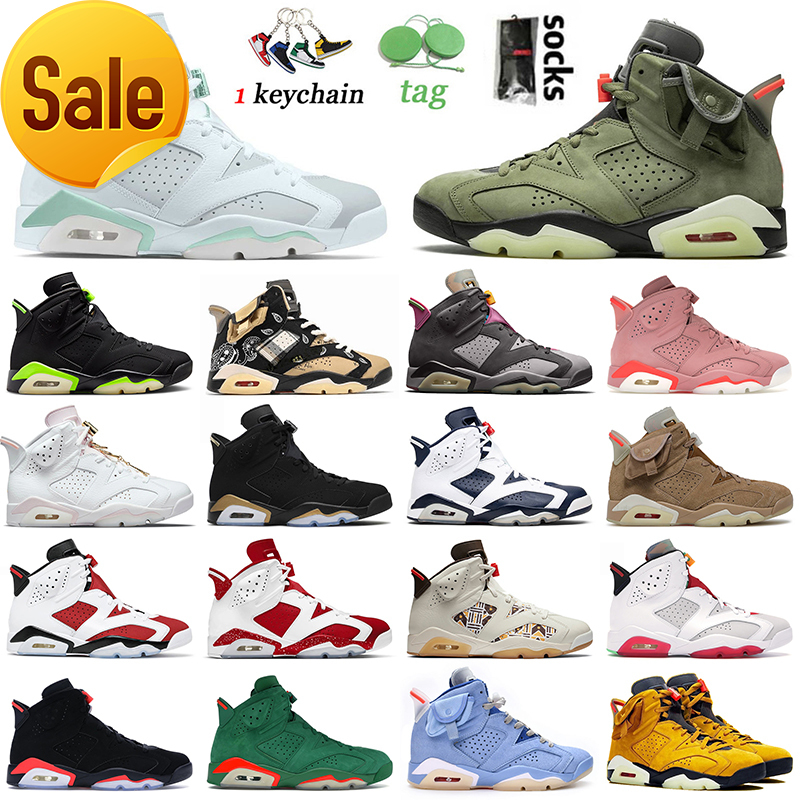 

Authentic 6 6s Basketball Shoes Size Sneakers Cactus Jack Tiffany Blue Gatorade Oreo Gold Hoops Khaki Mens Womens, C43 red oreo 40-47