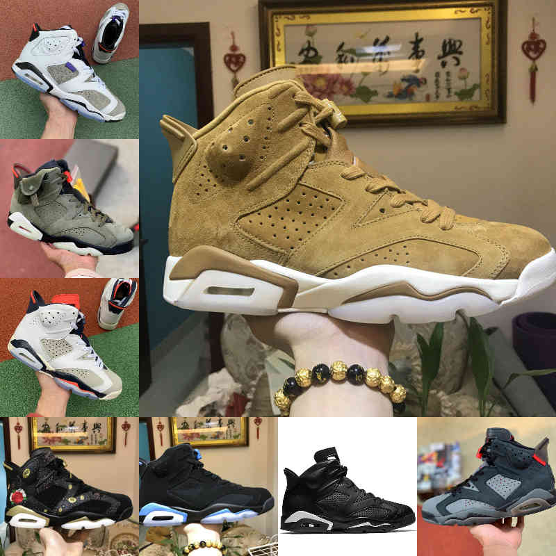 

2021 New Travis Hare DMP 6 Mens Basketball Shoes Scotts Reflective 6s Tinker Black Infrared Carmine Oregon Mens Trainers Sports Sneakers F54