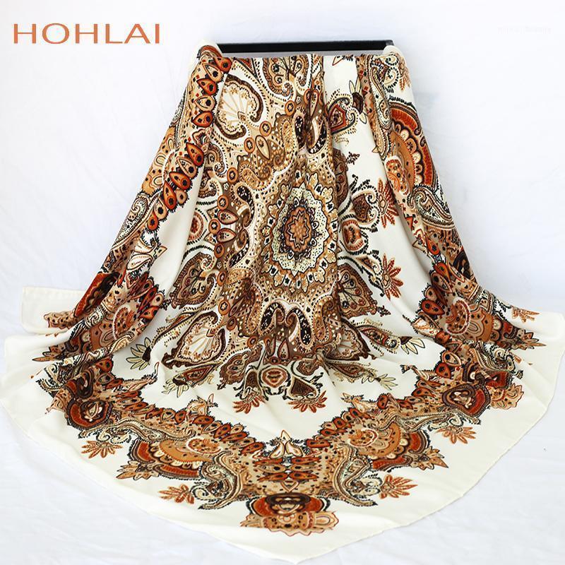 

Designer Bandana Printing Winter Scarf Women Shawls Thicken Warm Scarves Stoles Wrap 120*120cm1