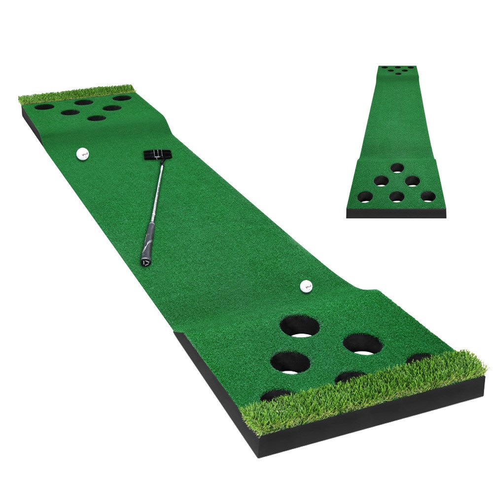 

Golf Putting Green Practice Mats Outdoor Indoor Family Party Mat for Office Home Use Training Aid