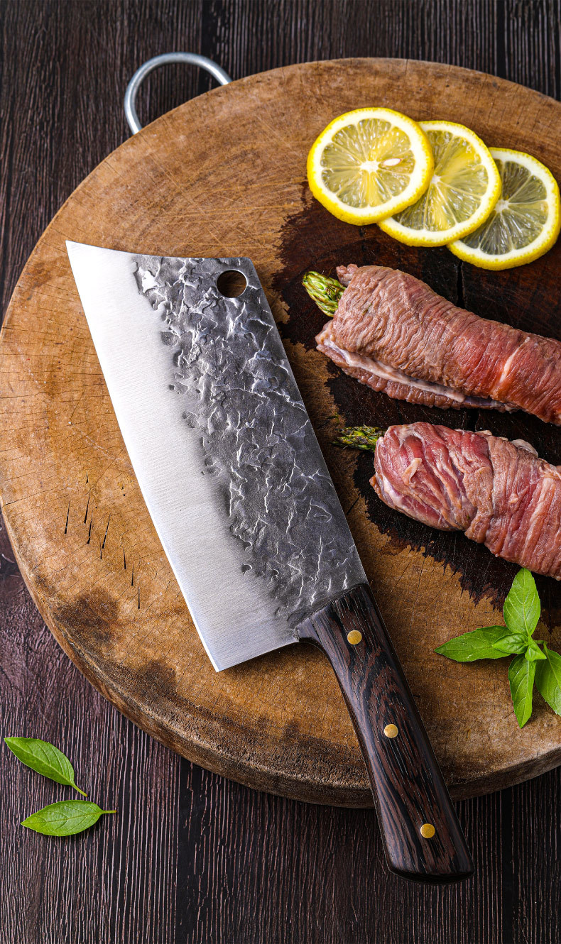 

7.5 inch Gyuto Forged Knife 5cr15 Stainless Steel Knife Cleaver Chinese Butcher Cutlery Camping Handmade Sliced Chef Knife