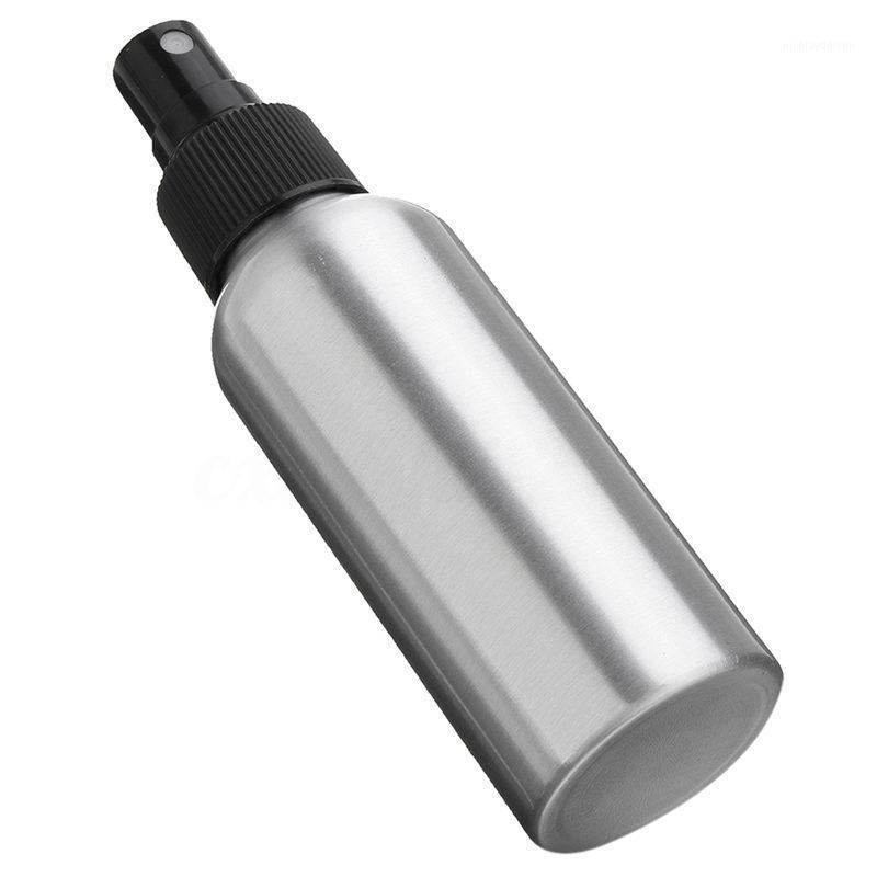 

Storage Bottles & Jars 2PCS 100mL Aluminum Mist Spray Refillable Empty Bottle Perfume Atomizer Silver