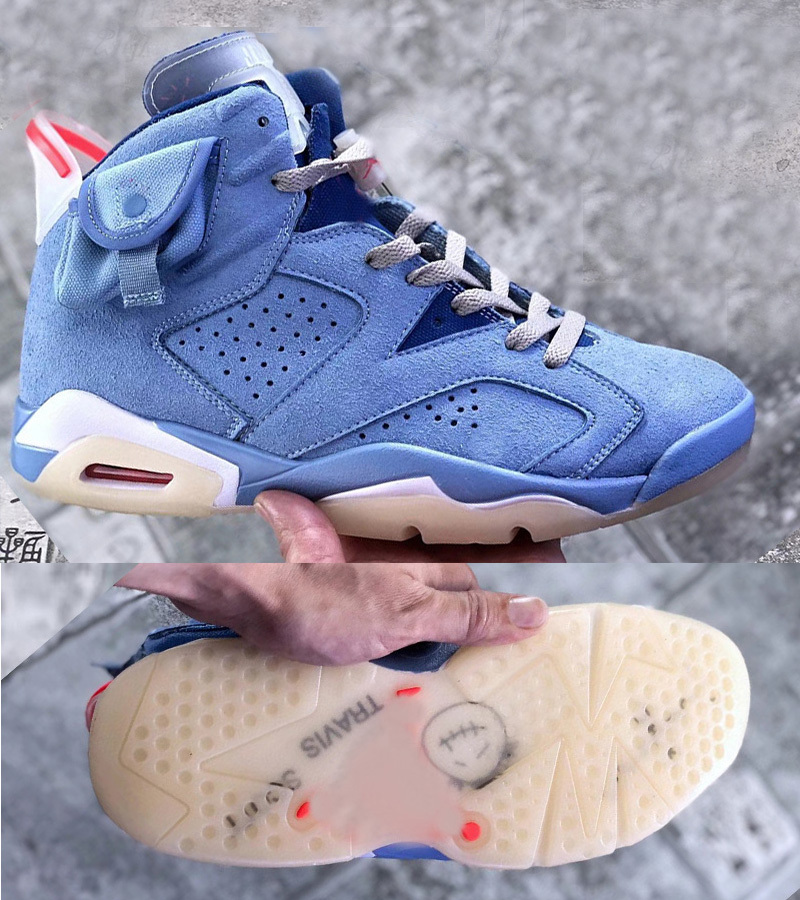

Shoes Travis 6 SP University Blue Basketball Cactus 6s Jack White-College Navy Red Midnight Mens Sports Sneakers men womens, Bubble wrap packaging