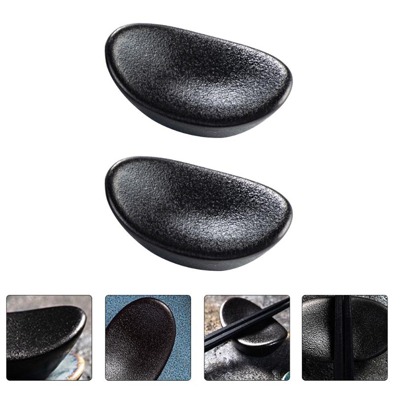 

Chopsticks 2pcs Ceramic Rests Home Decorative Storage Holders