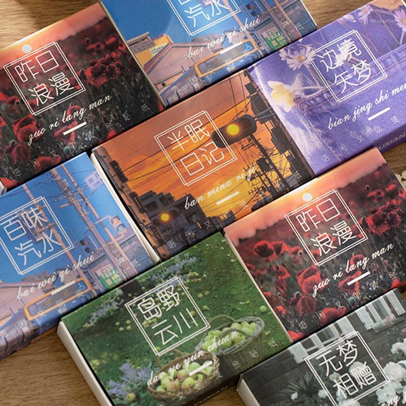 

Gift Wrap 60pcs Island Rose Garden Scenery Paper Sticker Decoration Stickers DIY Ablum Diary Scrapbooking Label Kawaii Stationery