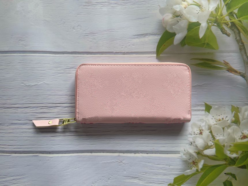 

2021 Designer Wallets Women Long Style Purses Designers Wallet PU Leather Card Holder Lady Coin Purse Clutch Bag High Quality Fashion bags with Gradient Letters, With flower and letters