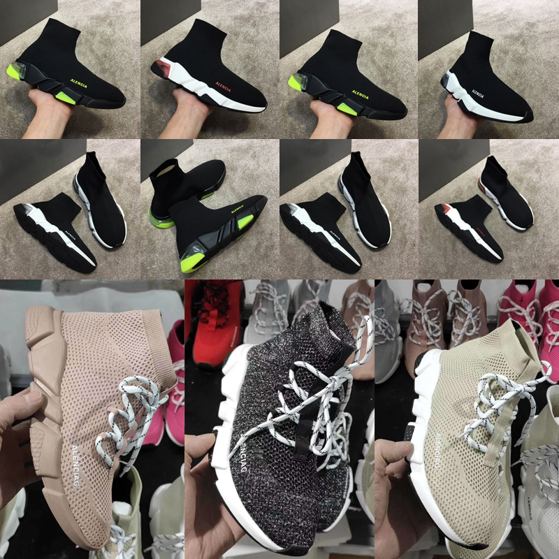 

in stock]2021 designer man speed trainer sock boots socks boots mens womens casual shoes runners runner sneakers 36-45 sho r8tt#, Black