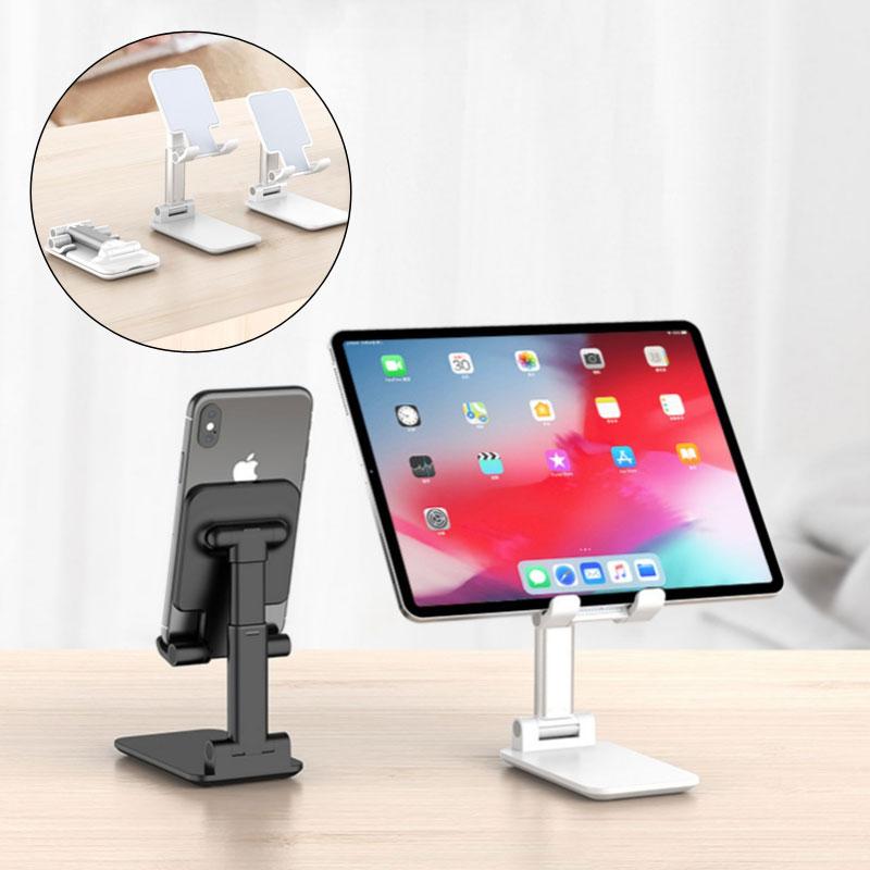 

Cell Phone Mounts & Holders Adjustable Mobile Holder Stand Mirror Desktop Tablet For IPad Foldable Extend Support Metal