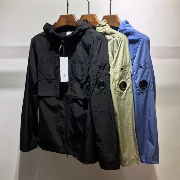 

2021 Spring and Autumn Thin Ccp Cardigan Hooded Men's Youth Sports Street Hip-hop Personality Jacket, Black