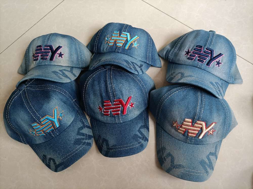 

Children's cowboy baseball cap spring autumn travel leisure boy's tide girl's sunscreen, Yellow