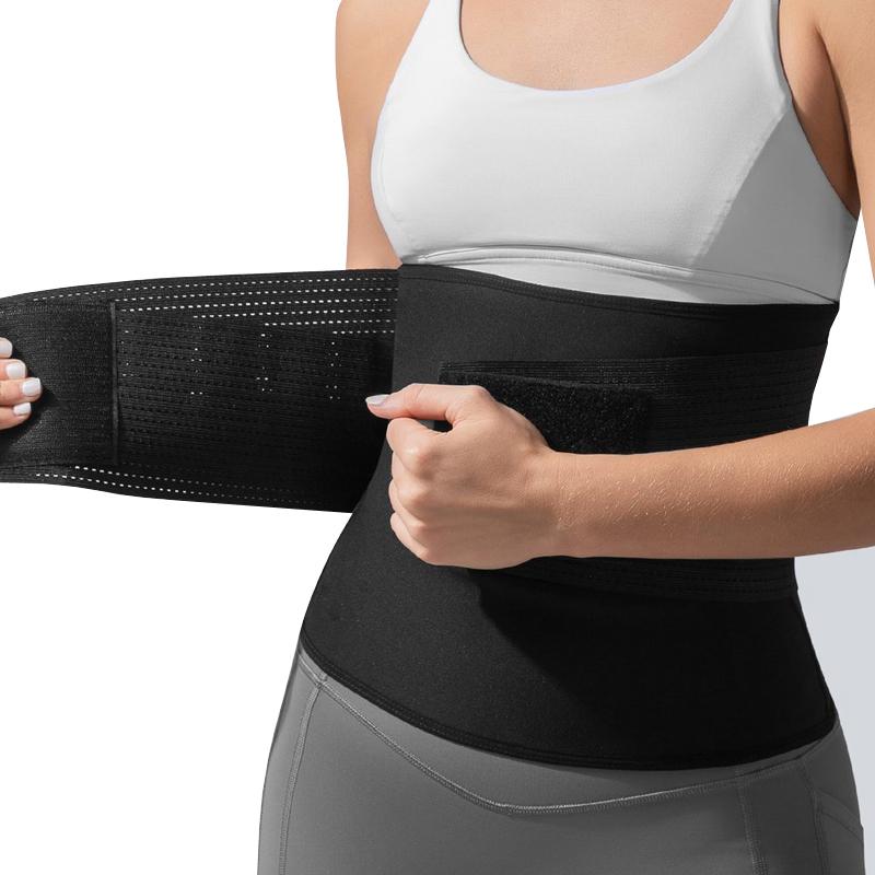 

Women' Shapers 2021 Waist Trainer Corset Sauna Sweat Belt Sport Girdle Trimmer Modeling Women Weight Loss Lumbar Body Shaper Slimming, Black