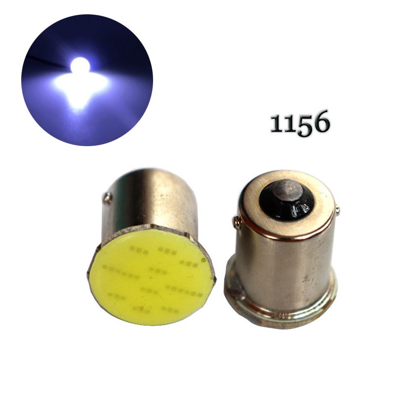 

50Pcs/Lot White COB 1156 BA15S 12SMD Car LED Light Signal Bulbs Super Bright Auto Turn Tail Reverse Parking Brake Lamp 12V