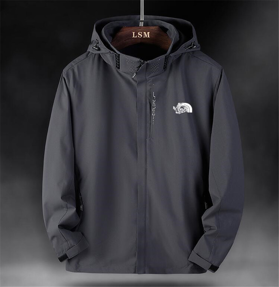 

Men's women's outdoor jackets printed logo windbreaker jacket Outerwear designer brand casual hooded Coats fashion unisex High quality tops Ski-wear coat N6226, Freight