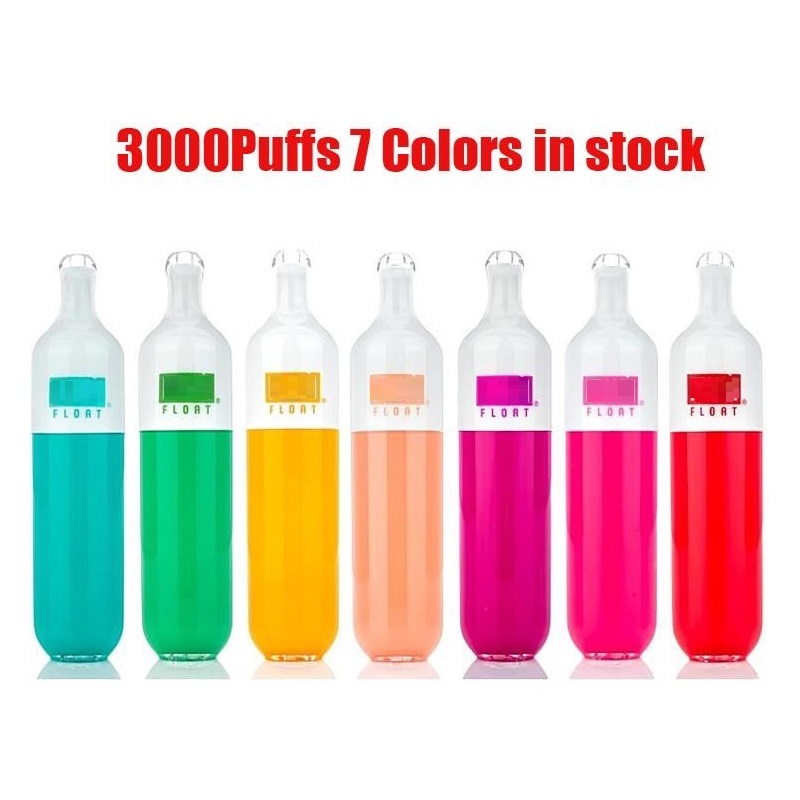 

FLOAT Disposable E Cigarette pen Device Kit 3000 Puffs Prefilled 8ml Cartridge Vape Pen Vs Bang XXL puff bar plus xxl