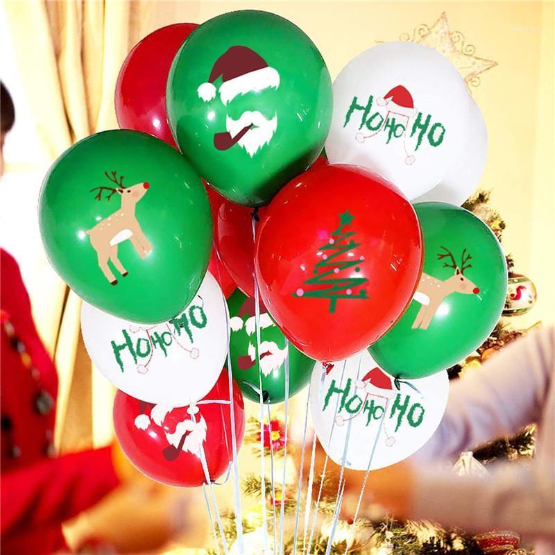 

Party Decoration Merry Christmas Balloon Santa Claus Xmas Tree 2021 Decorations Latex Ballon Happy Year Baloons Kids Birthday