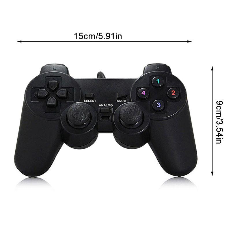 

Wired Gamepad Single/Double Vibration Game Controller For PC Computer 57BC Controllers & Joysticks