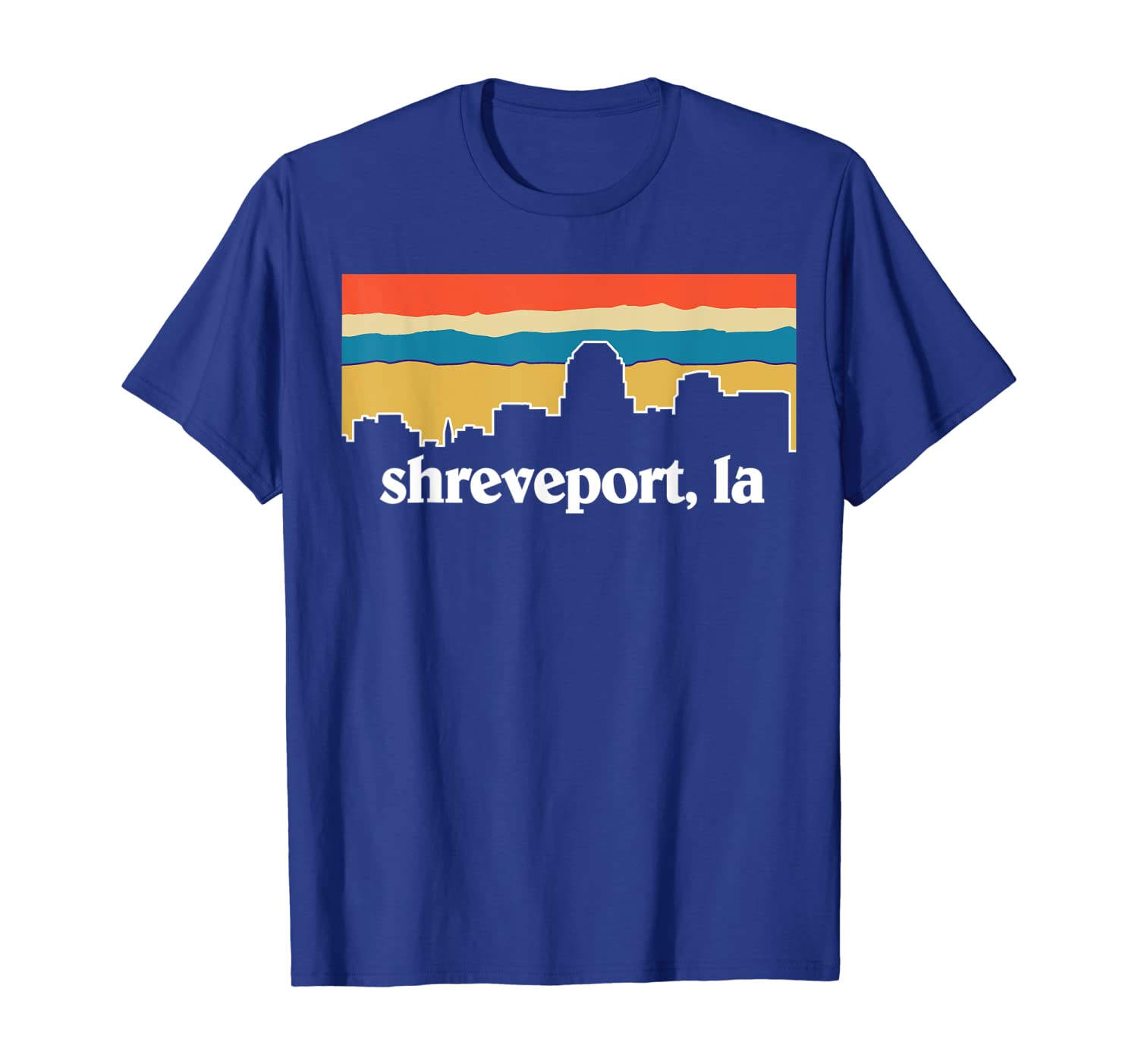 

Retro Shreveport Louisiana shirt, White;black