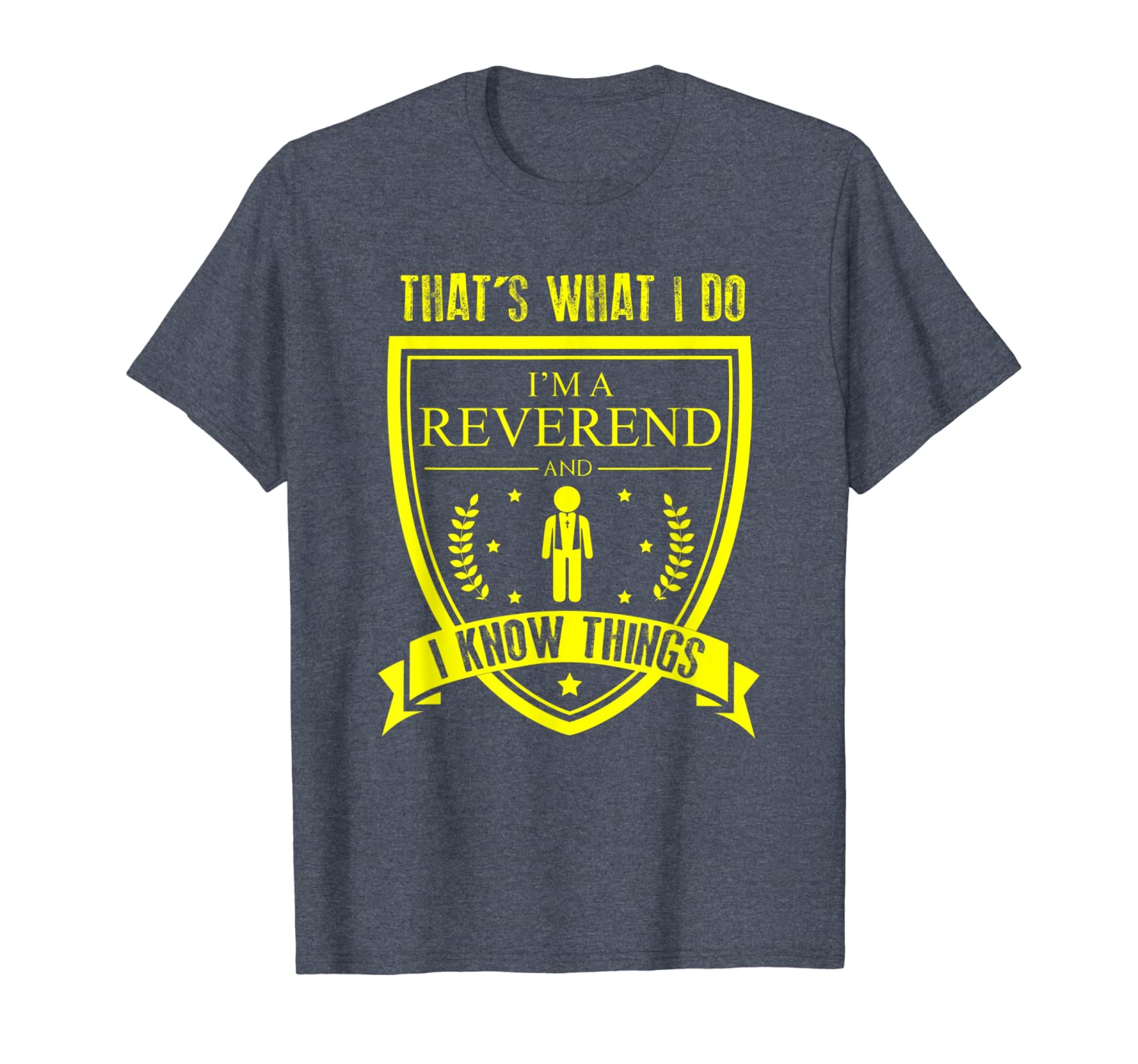 

funny freaking reverend ever t-shirt - know things gift, White;black
