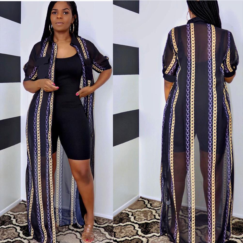 

long street perspective mesh womens dresses shirt short sleeved fashion casual slim beach women, Black;gray