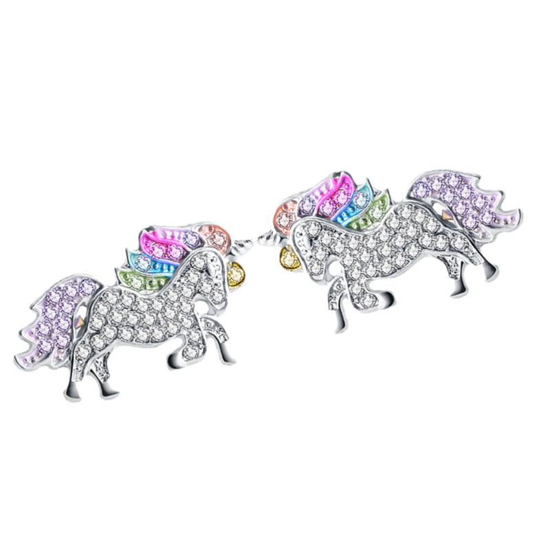 

Charms 1 Pair Colorful Earrings Stylish Ear Stud Accessories Casual Jewelry Birthday Gift Party Ornament For Ladi, Bronze;silver